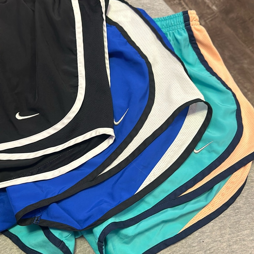 Nike DRI-FIT shorts.